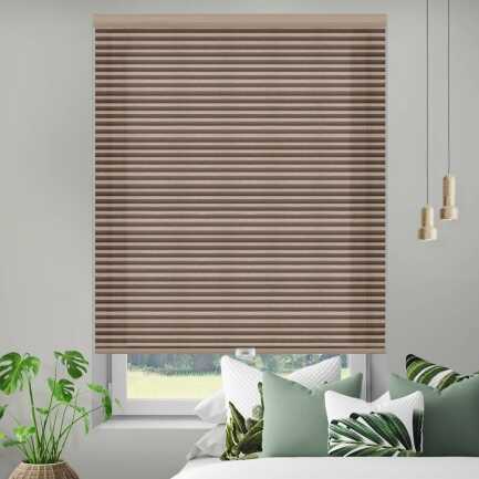 Designer Double Cell Light Filtering Honeycomb Shades