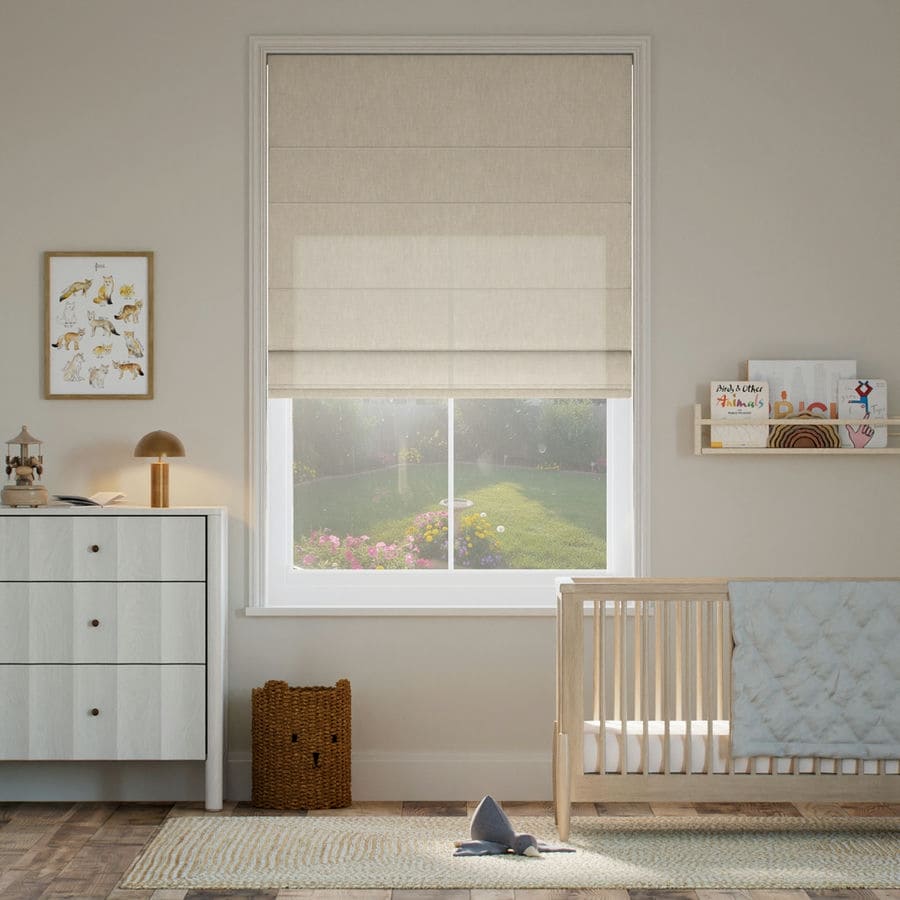 Designer Double Roman Shades 1865