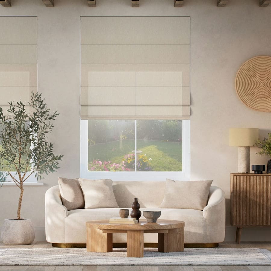 Designer Double Roman Shades 1865