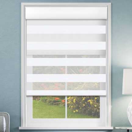 Designer Double Zebra/Roller Shades
