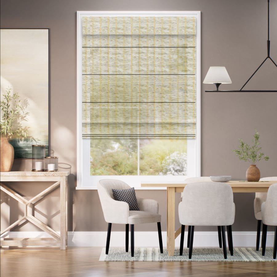 Designer Faux Woven Wood/Bamboo Shades 1802