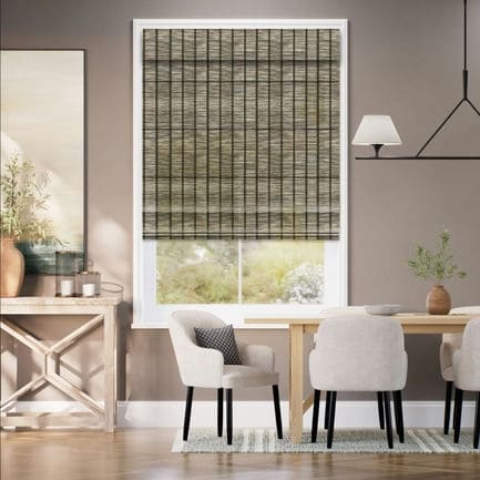 Designer Faux Woven Wood/Bamboo Shades