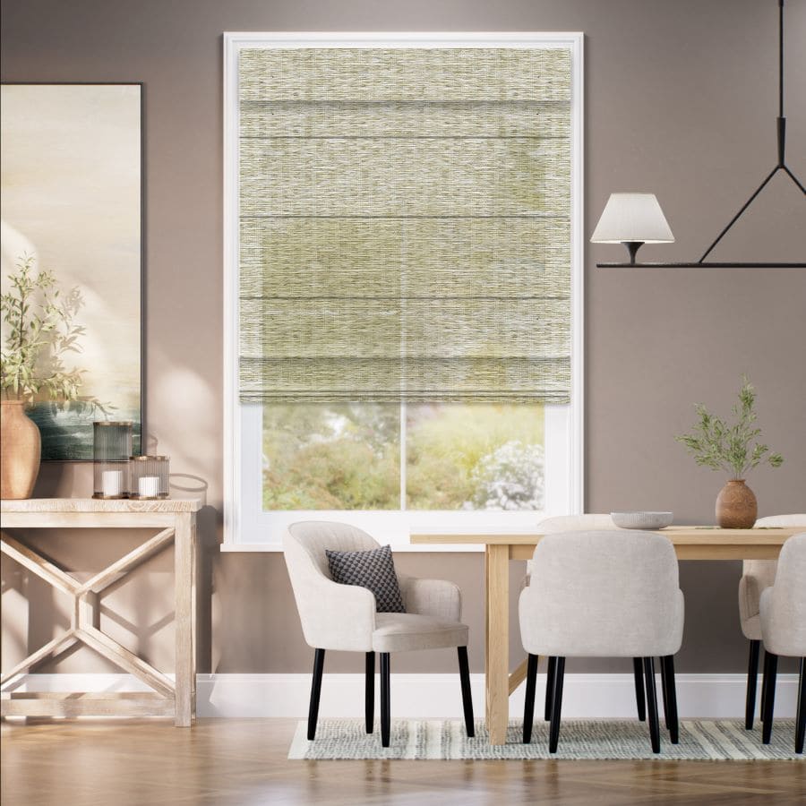 Designer Faux Woven Wood/Bamboo Shades 1802