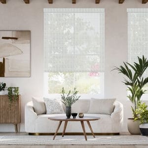 Designer Faux Woven Wood Roller Shades 1805