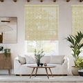Designer Faux Woven Wood Roller Shades