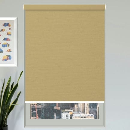 Designer Luxe Blackout Roller Shades