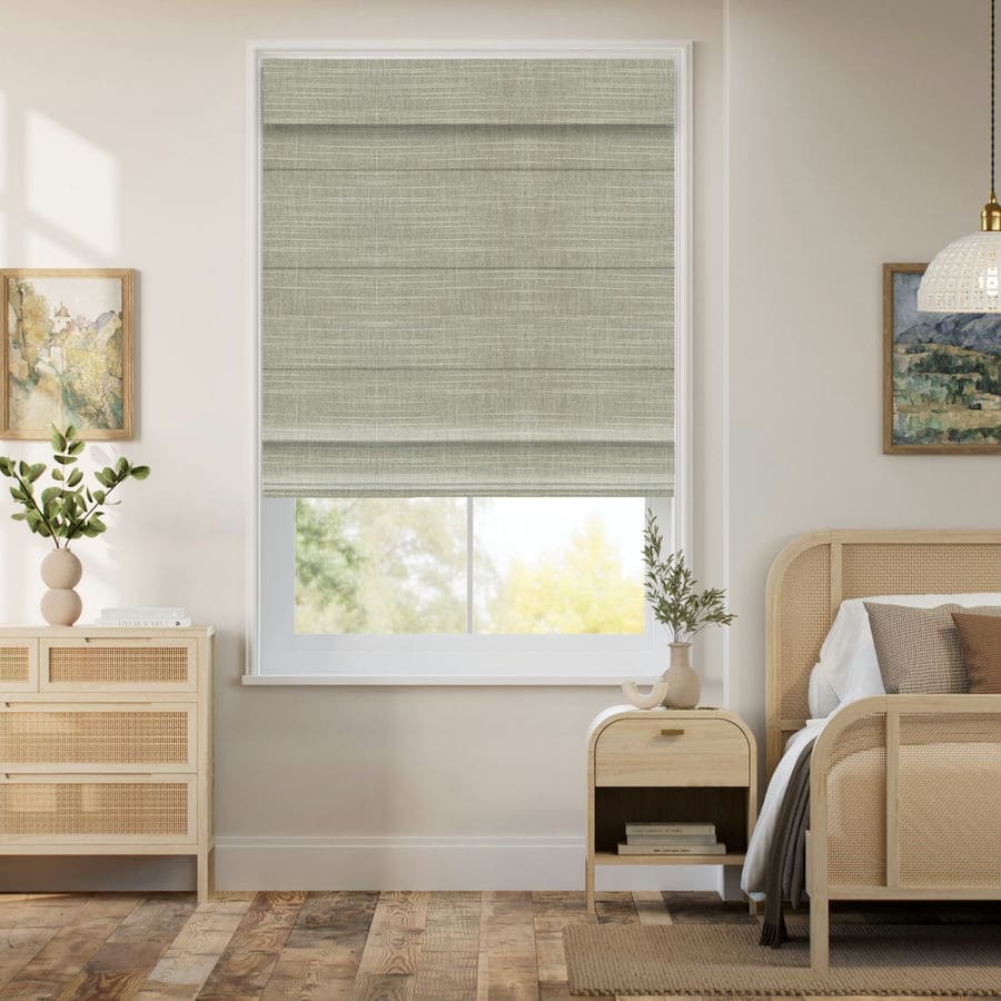 Designer Luxe Blackout Roman Shades 1803