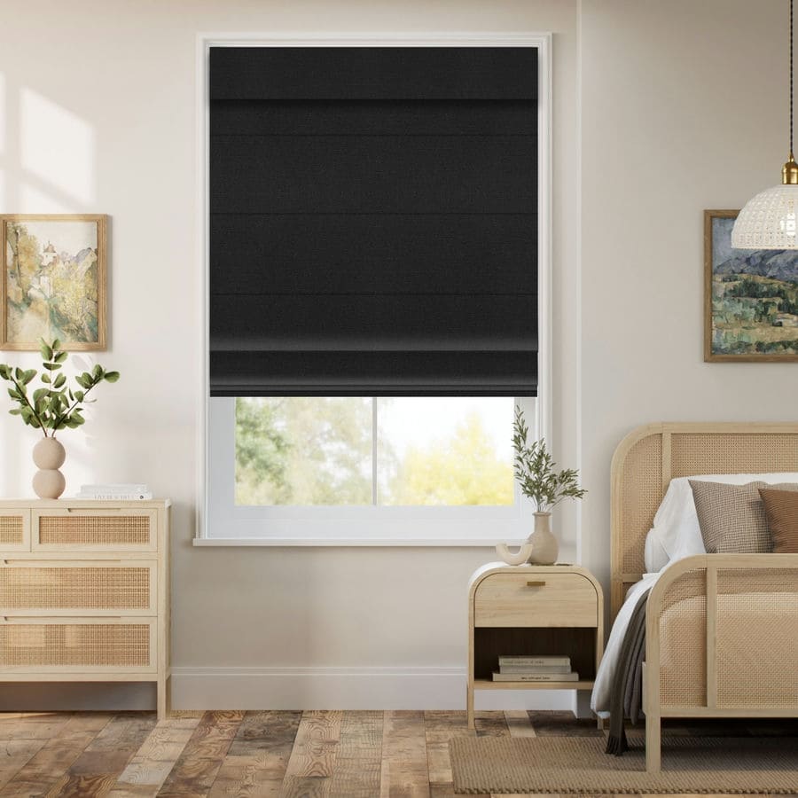 Designer Luxe Blackout Roman Shades 1803