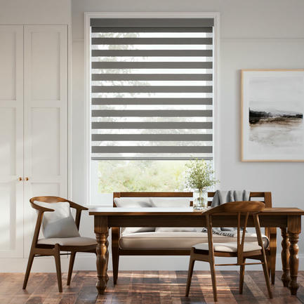 Designer Luxe Light Filtering Zebra Blinds