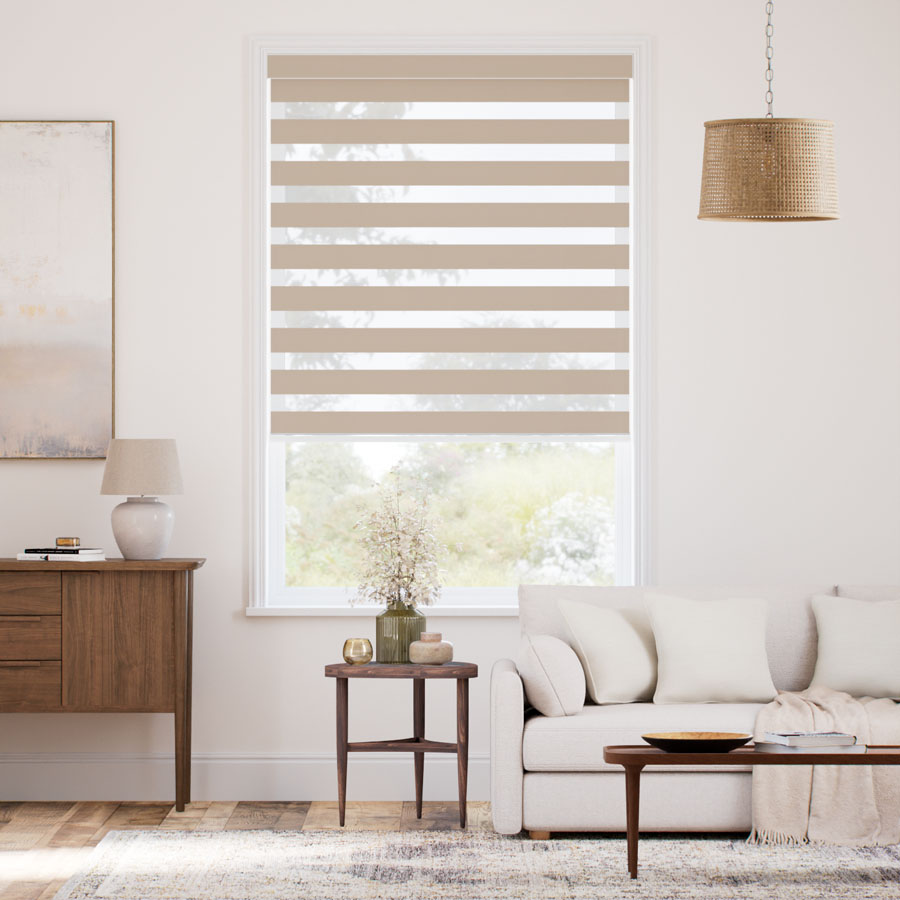 Designer Luxe Room Darkening Zebra Blinds 1730