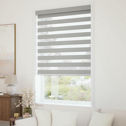 Designer Luxe Room Darkening Zebra Blinds 1730