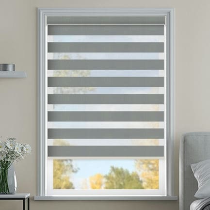 Designer Luxe Room Darkening Zebra Blinds