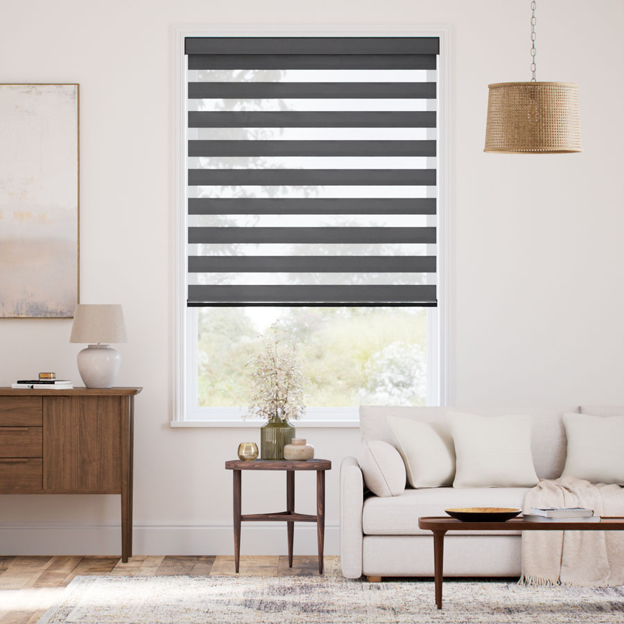 Designer Luxe Room Darkening Zebra Blinds 1730