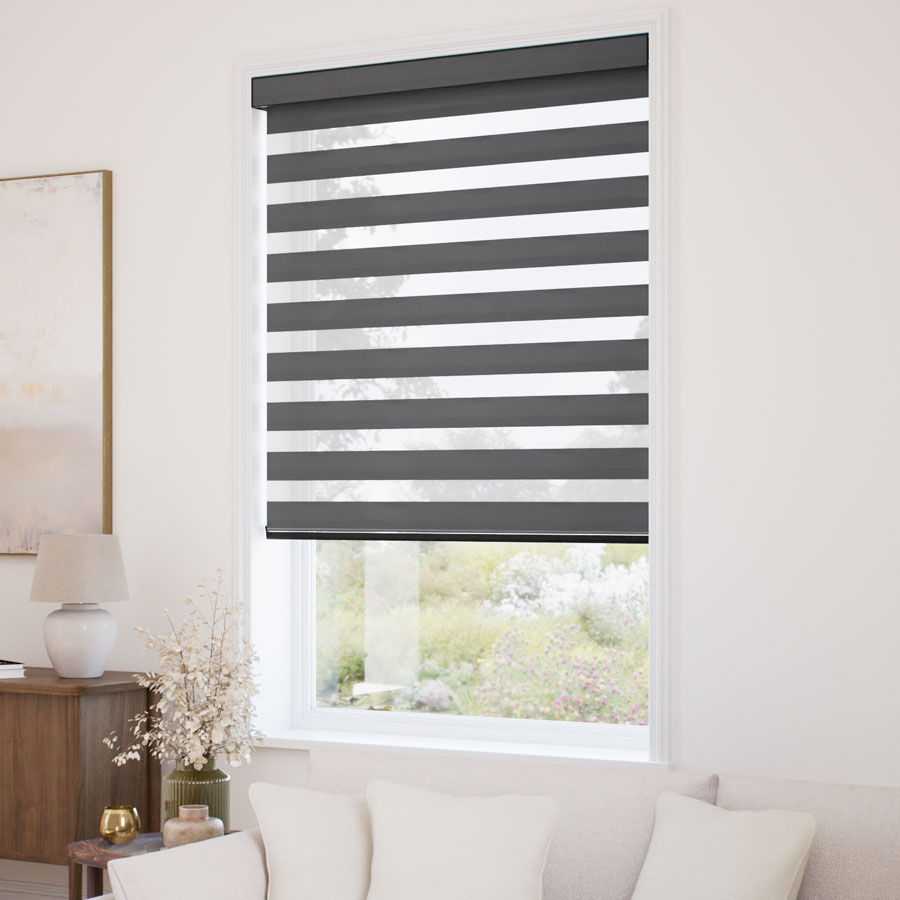 Designer Luxe Room Darkening Zebra Blinds 1730