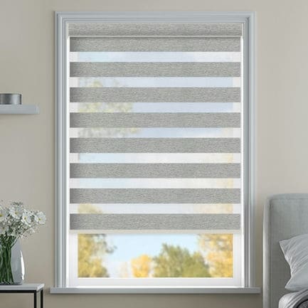 Designer Luxe Room Darkening Zebra Blinds