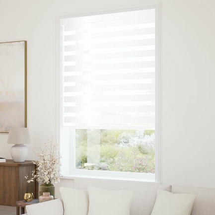 Designer Luxe Room Darkening Zebra Blinds 1730
