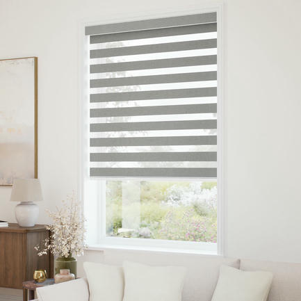 Designer Luxe Room Darkening Zebra Blinds 1730