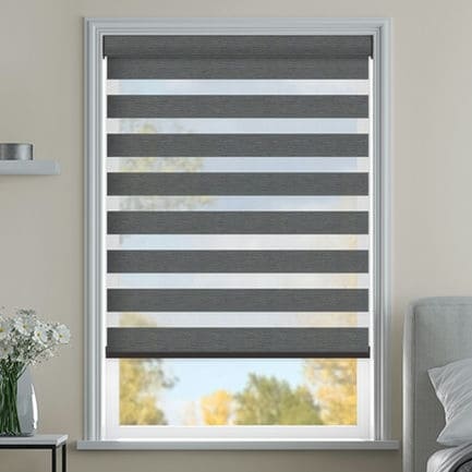Designer Luxe Room Darkening Zebra Blinds