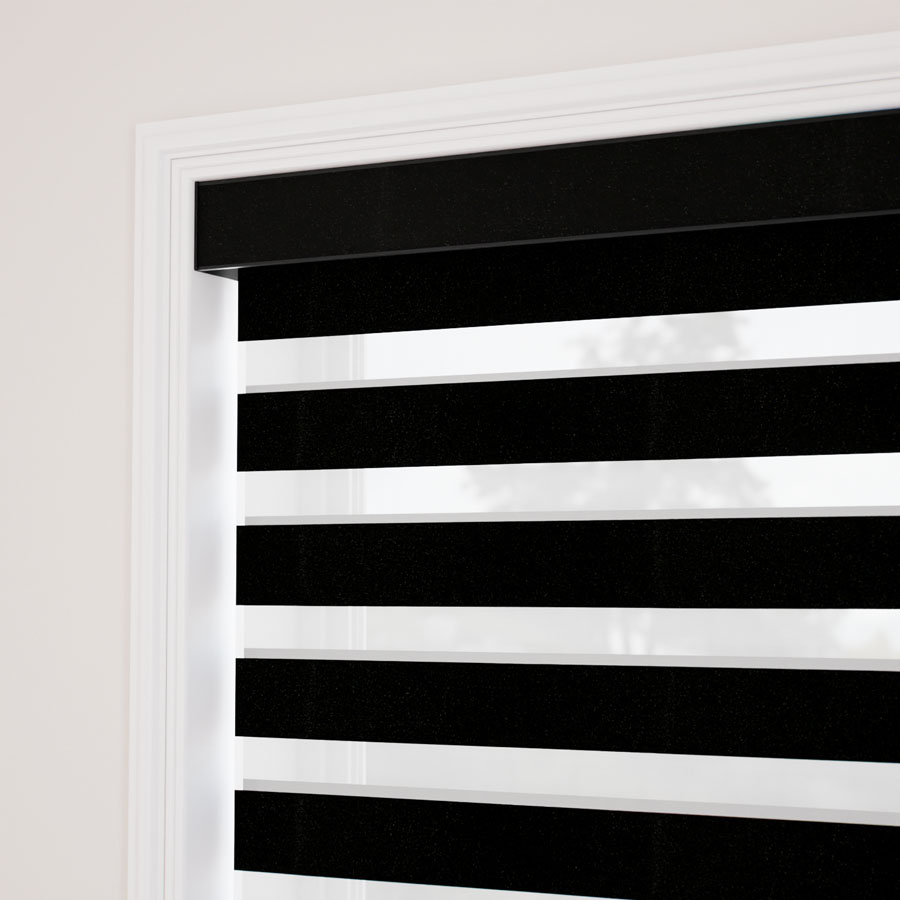 Designer Luxe Room Darkening Zebra Blinds 1730