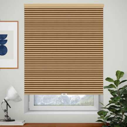 Designer Single Cell Blackout Honeycomb Shades