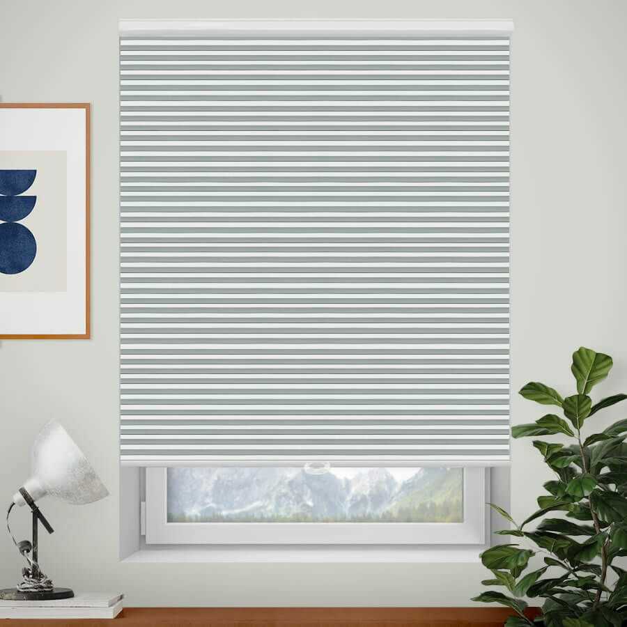 Designer Single Cell Blackout Honeycomb Shades 1386