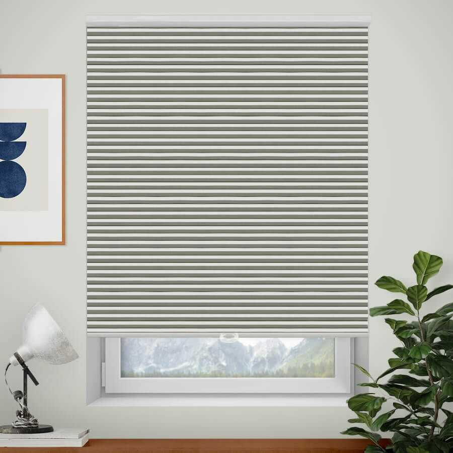 Designer Single Cell Blackout Honeycomb Shades 1386