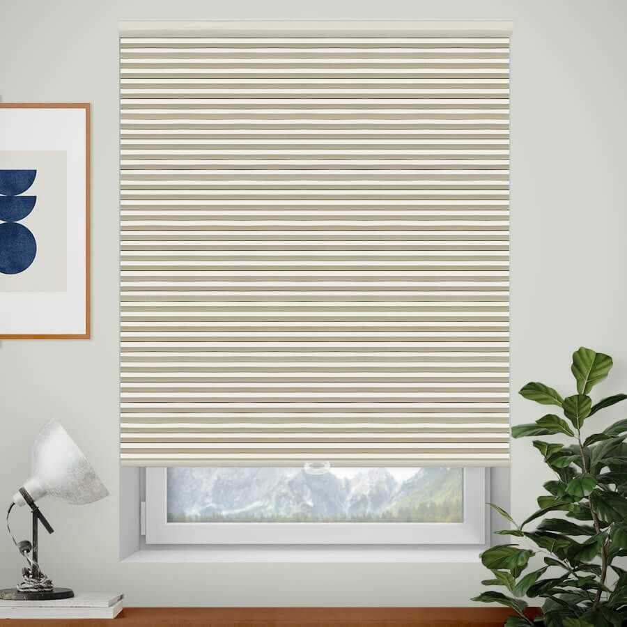 Designer Single Cell Blackout Honeycomb Shades 1386