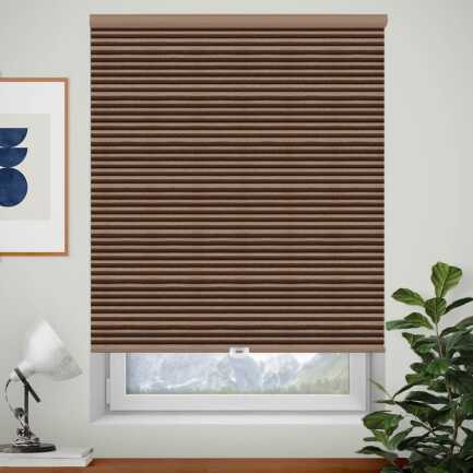 Designer Single Cell Blackout Honeycomb Shades