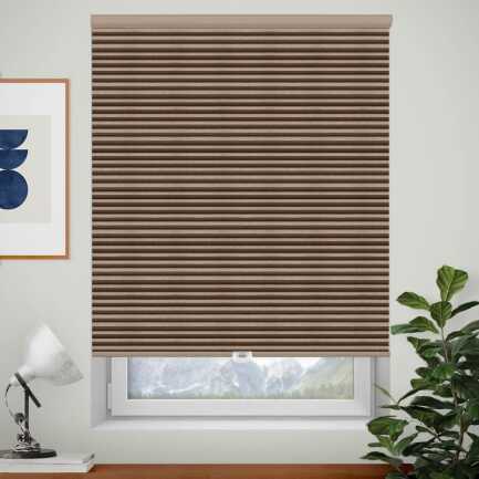 Designer Single Cell Blackout Honeycomb Shades
