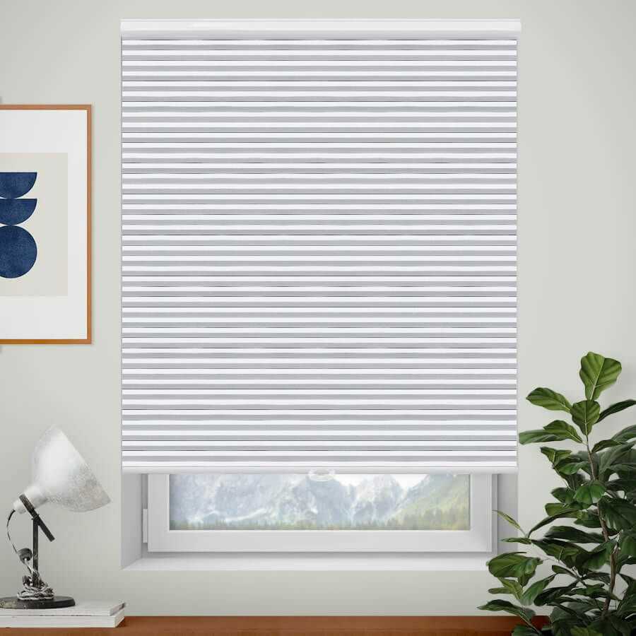 Designer Single Cell Blackout Honeycomb Shades 1386