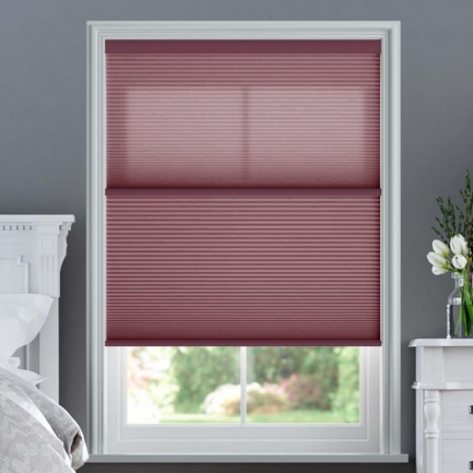 Designer Single Cell Day/Night Honeycomb Shades