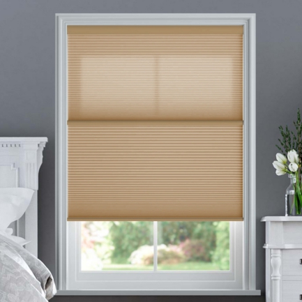 Designer Single Cell Day/Night Honeycomb Shades