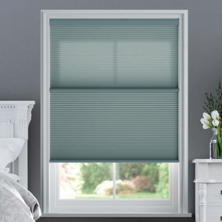 Designer Single Cell Day/Night Honeycomb Shades