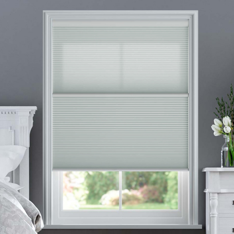 Designer Single Cell Day/Night Honeycomb Shades 1523