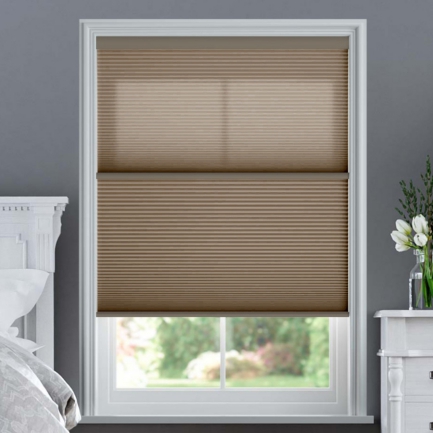 Designer Single Cell Day/Night Honeycomb Shades