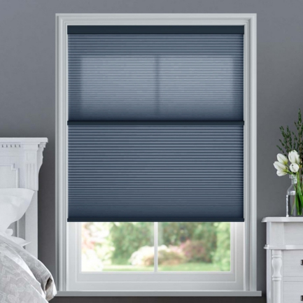 Designer Single Cell Day/Night Honeycomb Shades