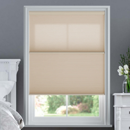 Designer Single Cell Day/Night Honeycomb Shades
