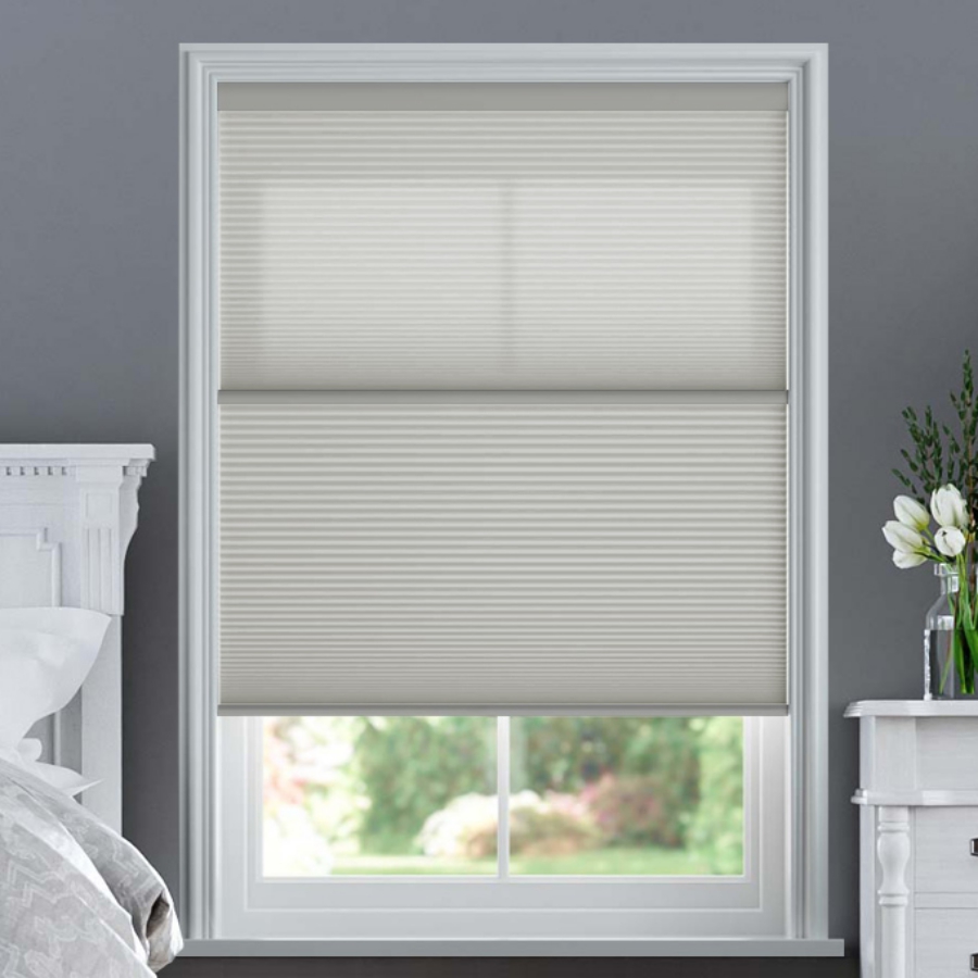 Designer Single Cell Day/Night Honeycomb Shades 1523