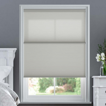 Designer Single Cell Day/Night Honeycomb Shades