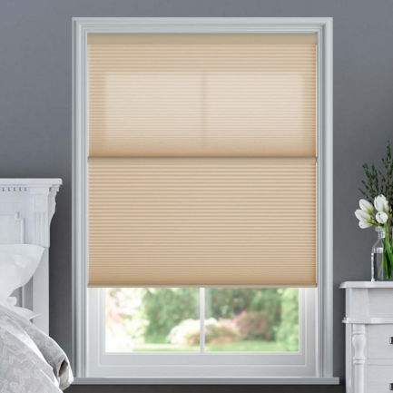 Designer Single Cell Day/Night Honeycomb Shades