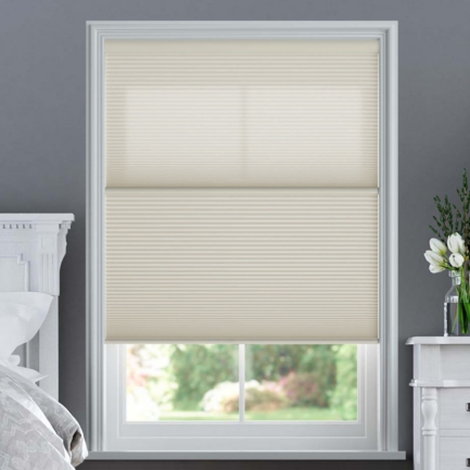 Designer Single Cell Day/Night Honeycomb Shades