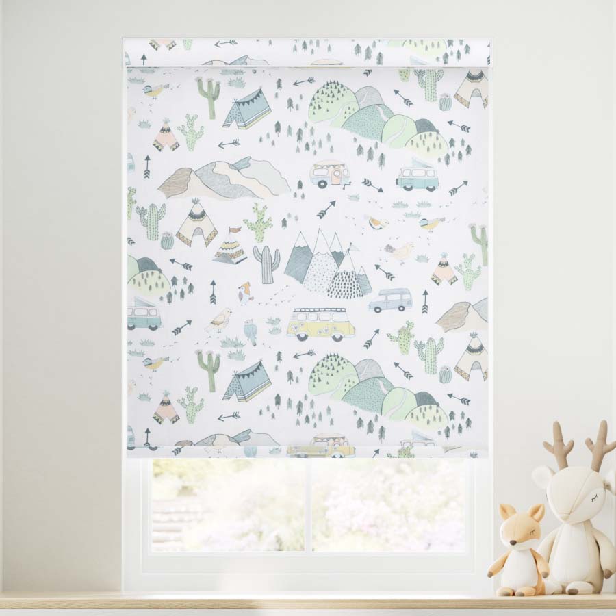 Little Explorer Kids' Blackout Roller Shades 1528