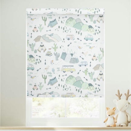 Little Explorer Kids' Blackout Roller Shades