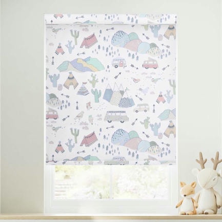 Little Explorer Kids' Blackout Roller Shades