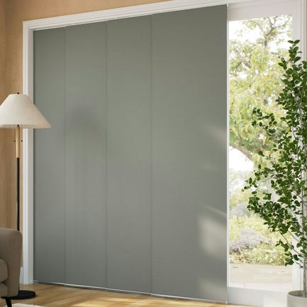 Premium Blackout Fabric Panel Track Blinds 1310