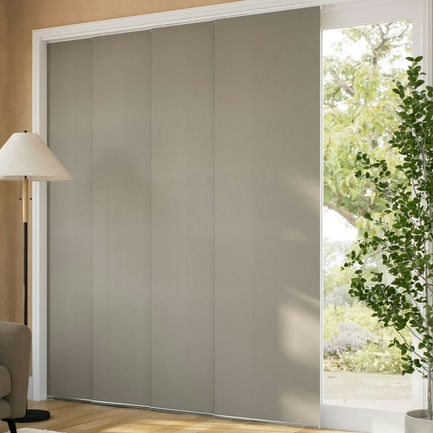 Premium Blackout Fabric Panel Track Blinds 1310