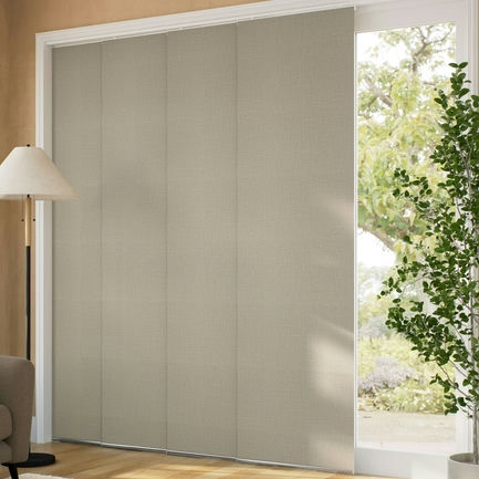 Premium Blackout Fabric Panel Track Blinds 1310