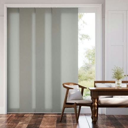Premium Light Filtering Fabric Panel Track Blinds