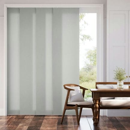 Premium Light Filtering Fabric Panel Track Blinds