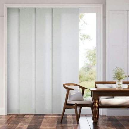 Premium Light Filtering Fabric Panel Track Blinds